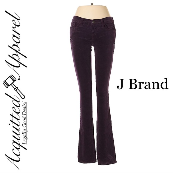 J Brand Pants - J Brand | Burgundy Deep Purple Corduroy Pants Skinny